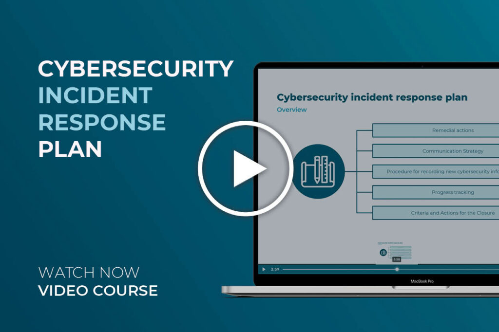 Cybersecurity Incident Response Plan - Video Course